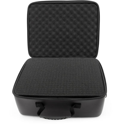 Gun Case Pistol Range Bag - Durable EVA Gun Bag with Two Layers of Customizable Foam for Up To 4 Handguns with Shoulder Strap