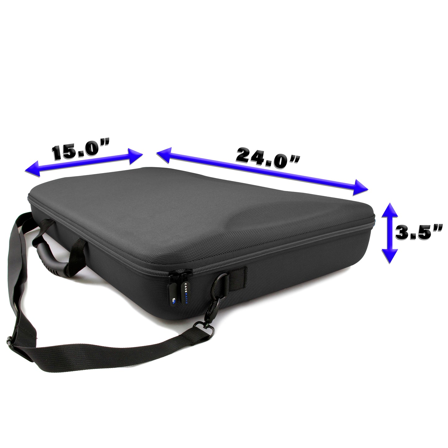 Carrying Case Compatible with Pioneer DJ DDJ-FLX4 Serato DJ Controller, DDJ-REV1 Rekordbox Mixers and Cables - Padded EVA Controller Case Only