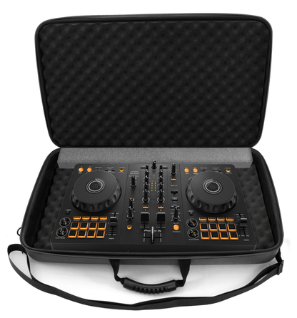 Carrying Case Compatible with Pioneer DJ DDJ-FLX4 Serato DJ Controller, DDJ-REV1 Rekordbox Mixers and Cables - Padded EVA Controller Case Only