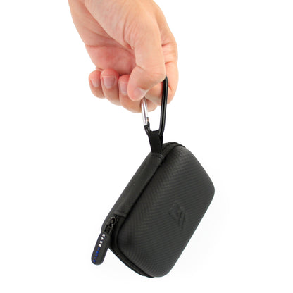 Golf Tracker Carrying Case Compatible with Arccos Air Game Tracker - Compact Hard Shell Golf GPS Travel Case with Carabiner Clip