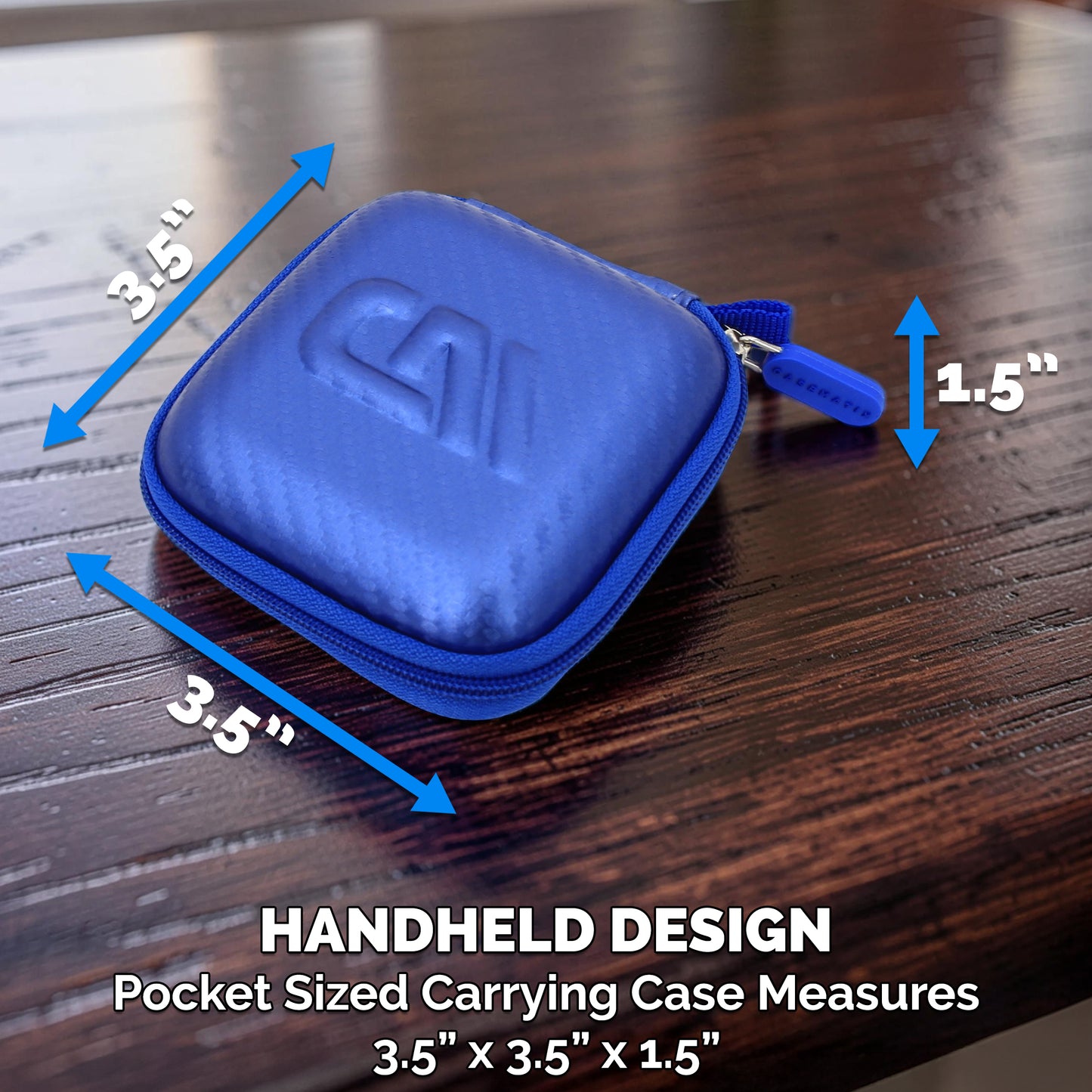 Carry Case Compatible with Mighty 3 Spotify & Amazon Music Player – Hard Shell Travel Case for Portable Offline Music Player with Accessory Pocket