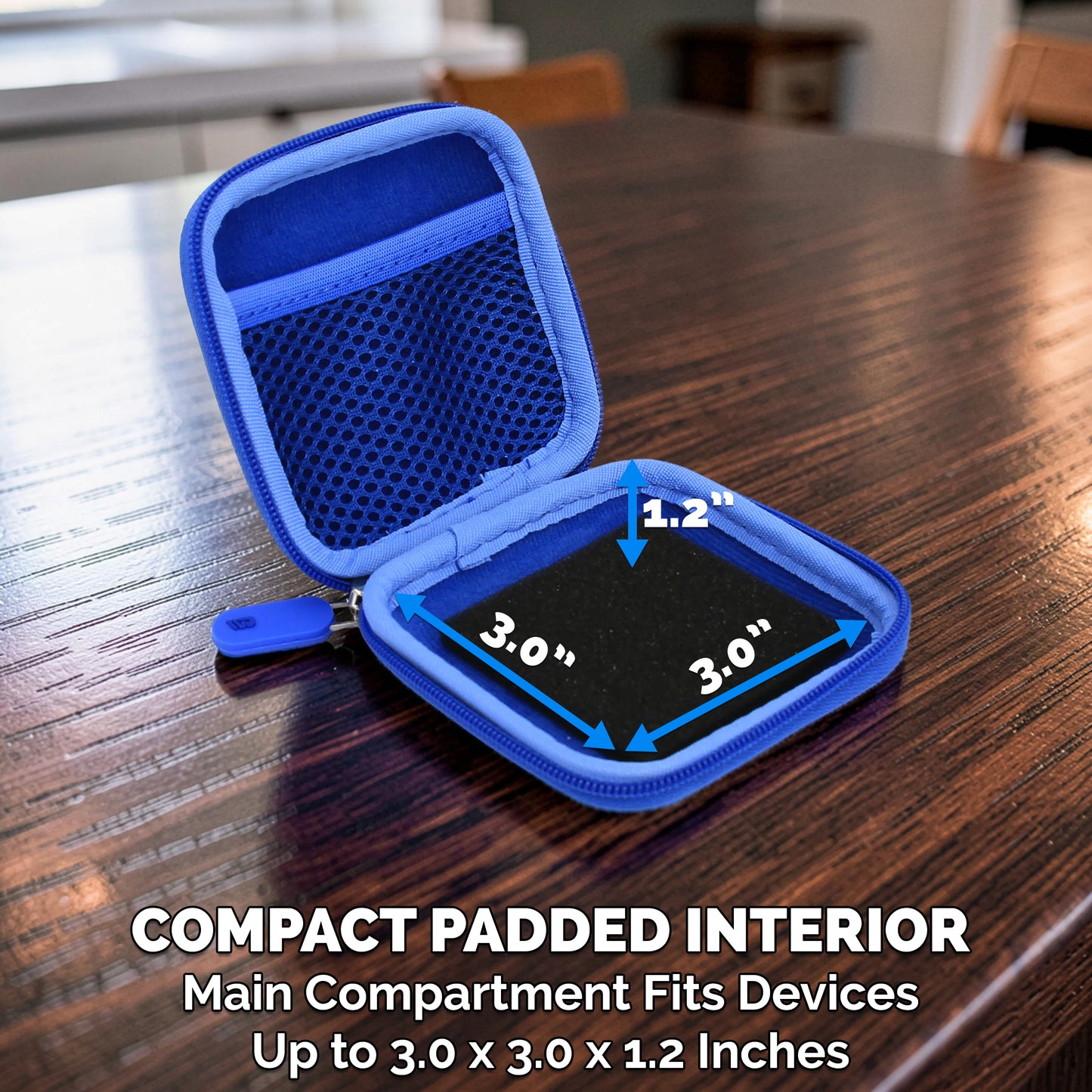 Carry Case Compatible with Mighty 3 Spotify & Amazon Music Player – Hard Shell Travel Case for Portable Offline Music Player with Accessory Pocket