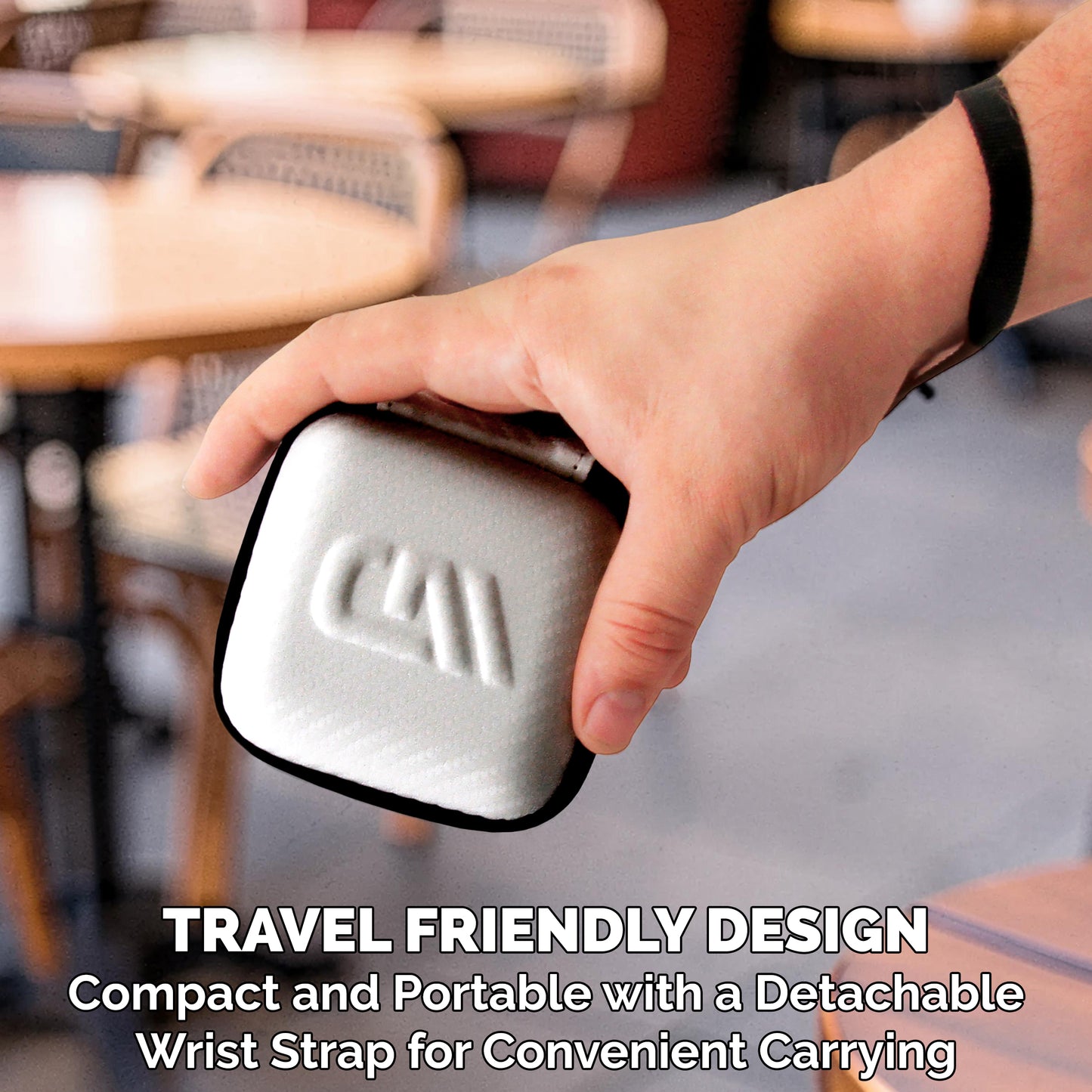 Carry Case Compatible with Mighty 3 Spotify & Amazon Music Player – Hard Shell Travel Case for Portable Offline Music Player with Accessory Pocket