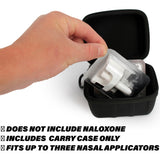 CASEMATIX Discreet Clip On Travel Case Compatible with Up to Three Naloxone Nasal Spray Applicator Kits, Includes Clip On Case Only