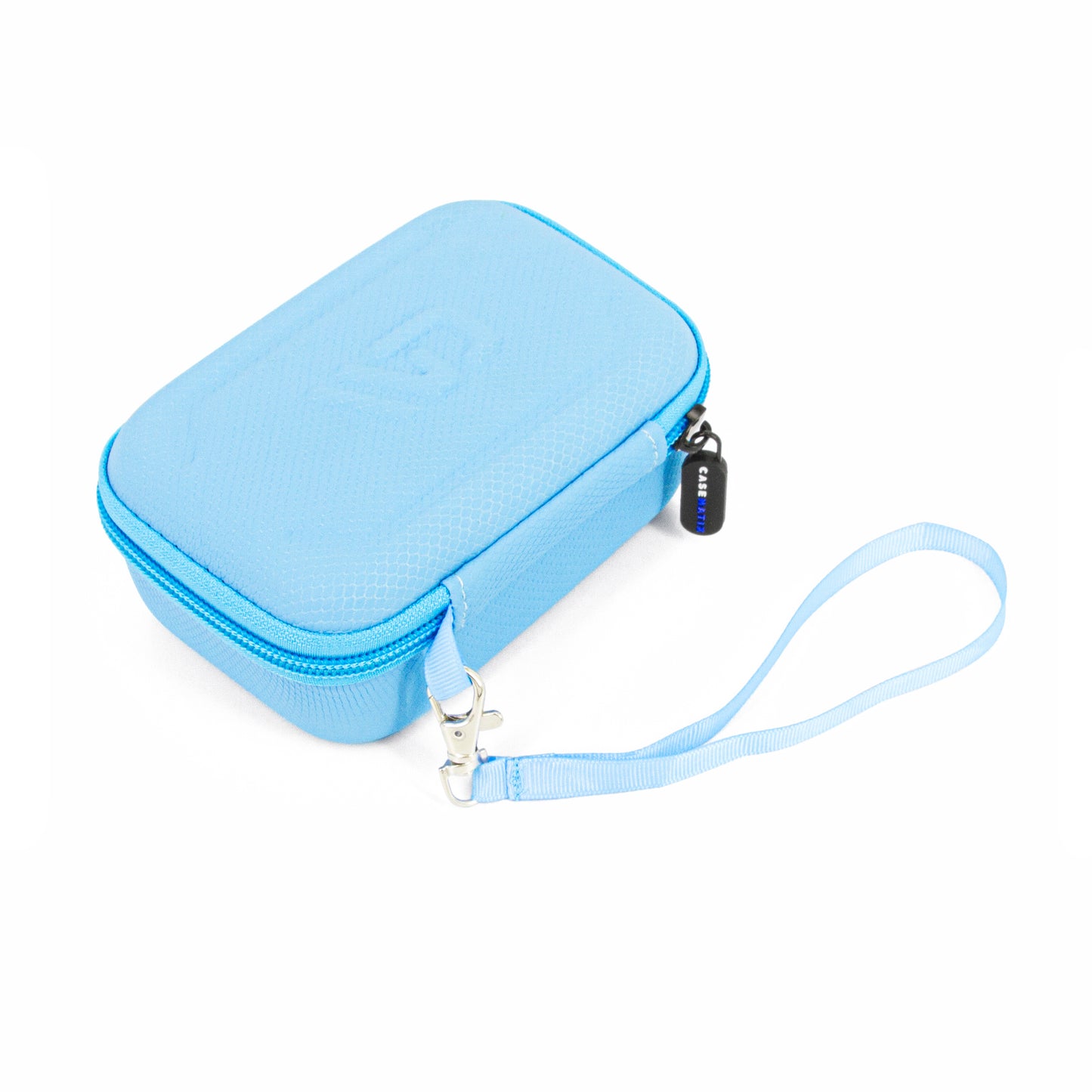 Carry Case Compatible with Moonbird Moonbuddy Guided Meditation and Breathing Device, USB-C Cable and More - Includes Light Blue Case Only