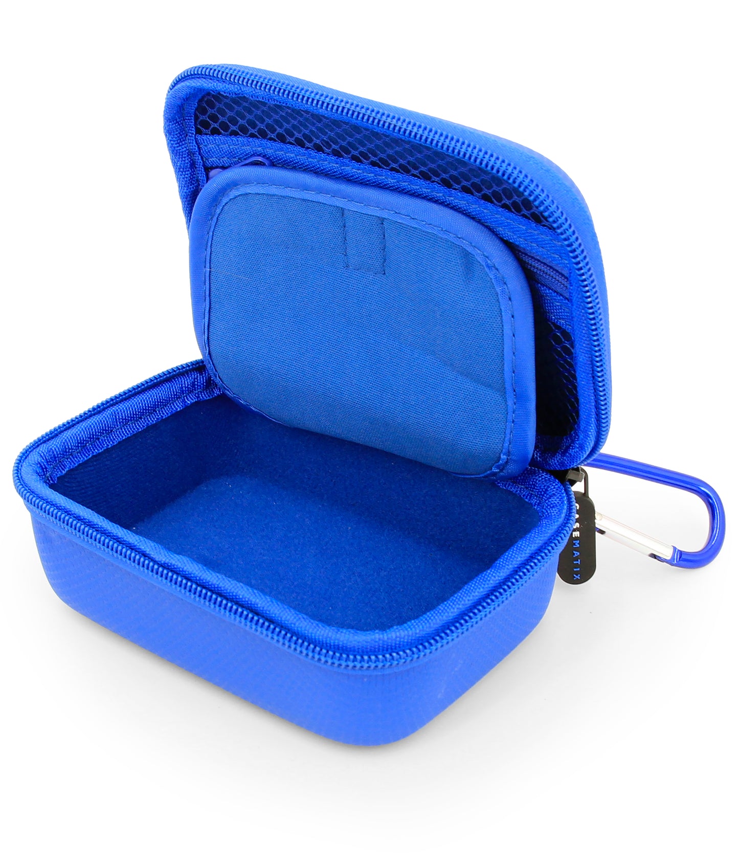 Carry Case Compatible with Moonbird Moonbuddy Guided Meditation and Breathing Device, USB-C Cable and More - Includes Blue Storage Case Only