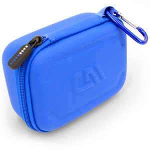 CASEMATIX Carry Case Compatible with Moonbird Moonbuddy Guided Meditation and Breathing Device, USB-C Cable and More - Includes Blue Storage Case Only