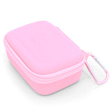 CASEMATIX Carry Case Compatible with The Moonbird Moonbuddy Guided Meditation and Breathing Device, USB-C Cable and More - Includes Pink Case Only