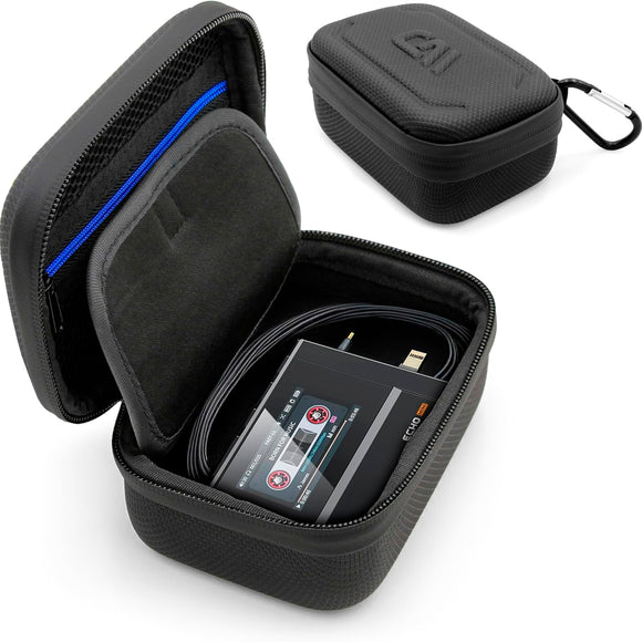CASEMATIX Travel Case Compatible with SnowSky Echo Mini Digital Audio Player and FiiO DAP Music Player, Cable & Earbuds - Case for DAP Player Only