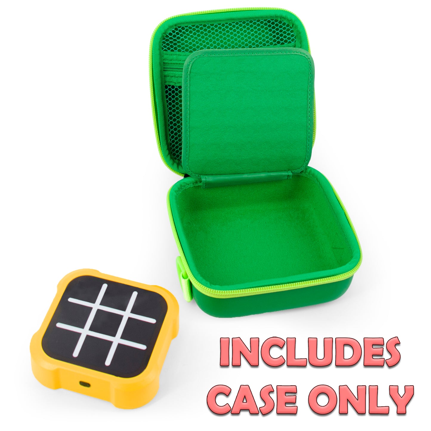 Toy Case Compatible with the Tic Tac Toe Bolt Game Single Layer Handheld Electronic Game - Does Not Fit Double-Stack Accessory Tray