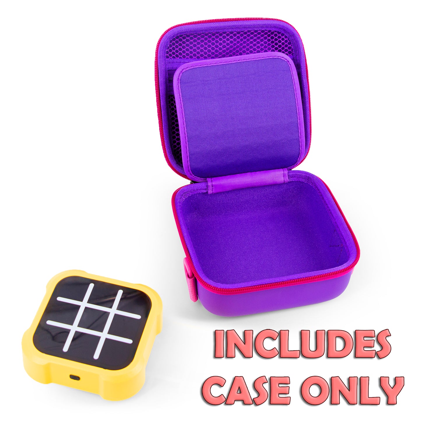 Carry Case Compatible with the Tic Tac Toe Bolt Game Single Layer Handheld Electronic Game - Does Not Fit Double-Stack Accessory Tray