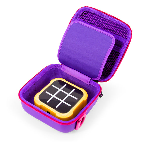 CASEMATIX Carry Case Compatible with the Tic Tac Toe Bolt Game Single Layer Handheld Electronic Game - Does Not Fit Double-Stack Accessory Tray