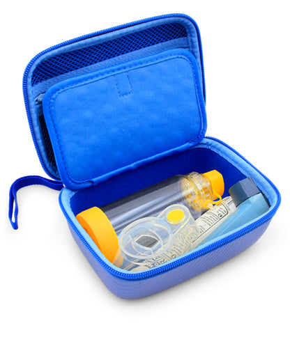 Asthma Relief System Case - Professional Travel Storage for Inhaler, Spacer & Breathing Accessories