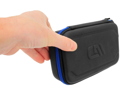 Carrying Case Compatible with Airthings 2960 View Plus Air Quality Monitor - Hard Shell EVA Protection with Wrist Strap & Accessory Storage