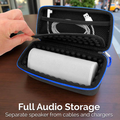 Hard Case Compatible with the Sonos Roam Portable Smart Speaker and Bluetooth Accessories - Includes Black Hard Case Only with Wrist Strap