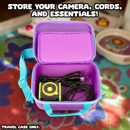 Travel Case Compatible With LeapFrog LeapMove Active Learning Video Game System & Leap Frog Leap Move Learning Game Camera Accesories