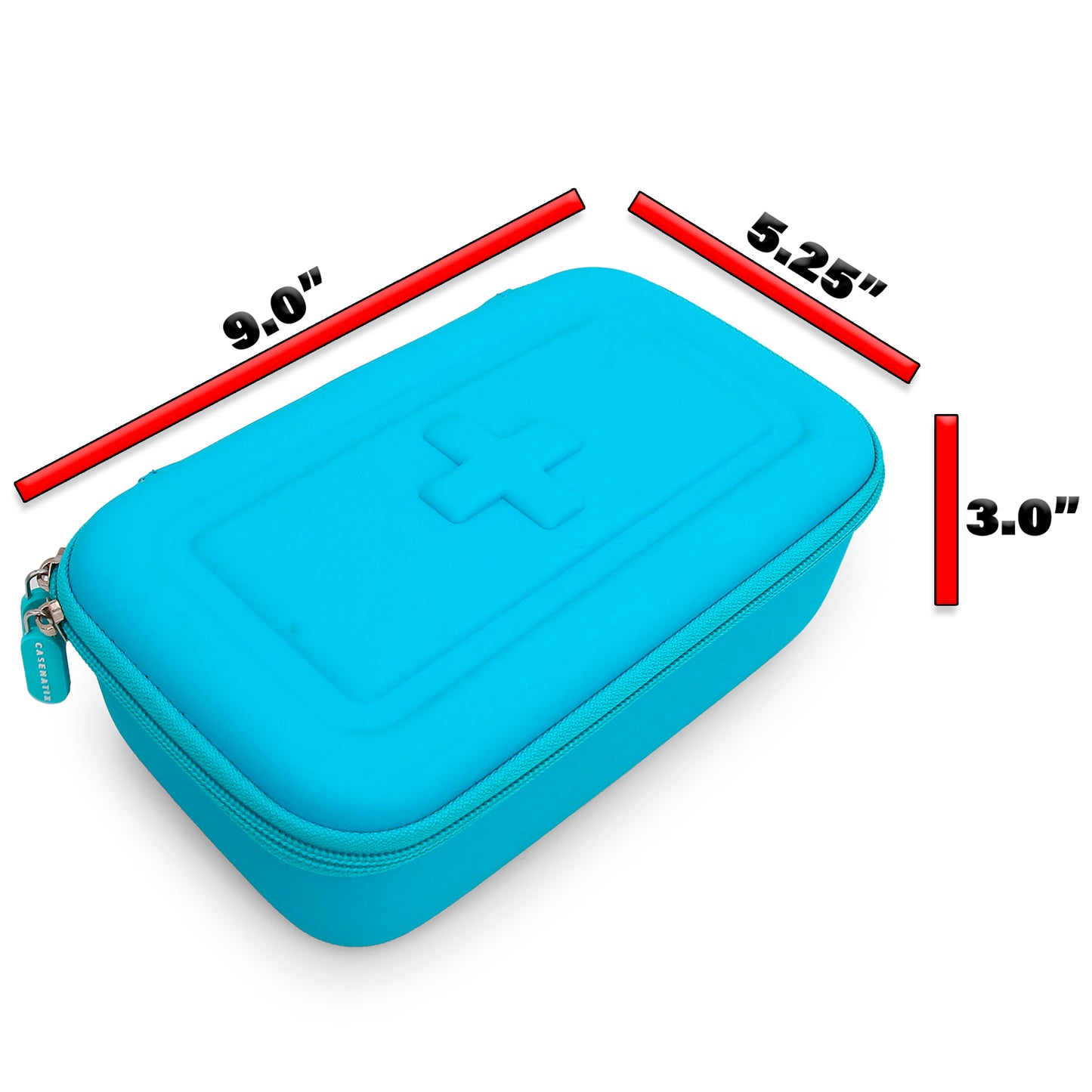 Inhaler Spacer Travel Case - Protective Storage for Inhaler with Mask & Accessories
