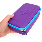 Copy of CASEMATIX Travel Case Fits Asthma Inhaler Spacer with Mask Attached, Inhaler Holder Holds Spacer and Accessories, Includes Purple Asthma Case Only