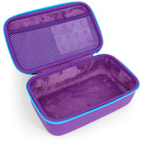 Copy of CASEMATIX Travel Case Fits Asthma Inhaler Spacer with Mask Attached, Inhaler Holder Holds Spacer and Accessories, Includes Purple Asthma Case Only