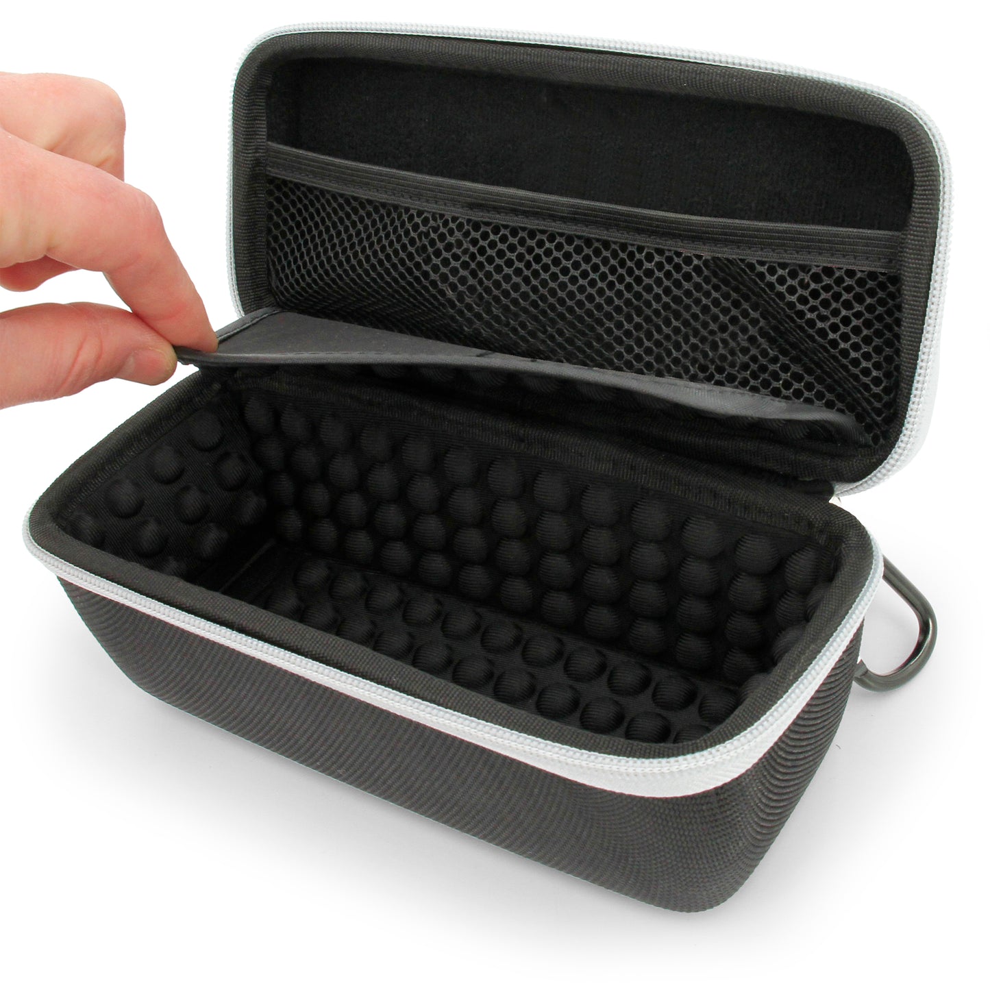 Hard Case Compatible with Airmoto Tire Inflator Portable Air Compressor and Other Portable Air Pumps Up to 7.5" x 2.5" x 2.5"- Case Only