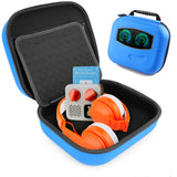 CASEMATIX Carry Case Compatible with Yoto Mini (2024 Edition) Speaker and Headphones - Includes Travel Case Only for The Wired Headset Bundle