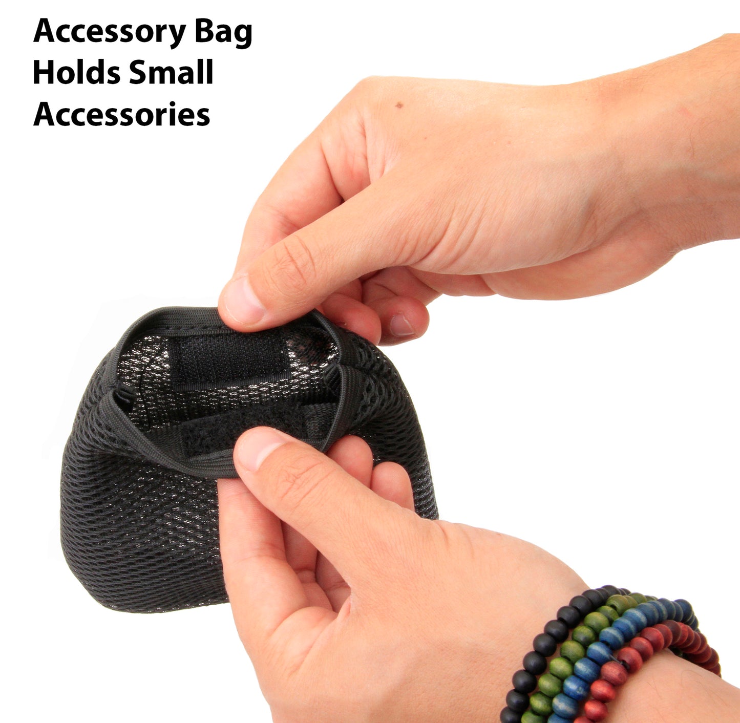 9.75" Hard Shell EVA Travel Case with Wrist Strap and Padded Divider - Fits Accessories up to 9" x 7.5" x 3"