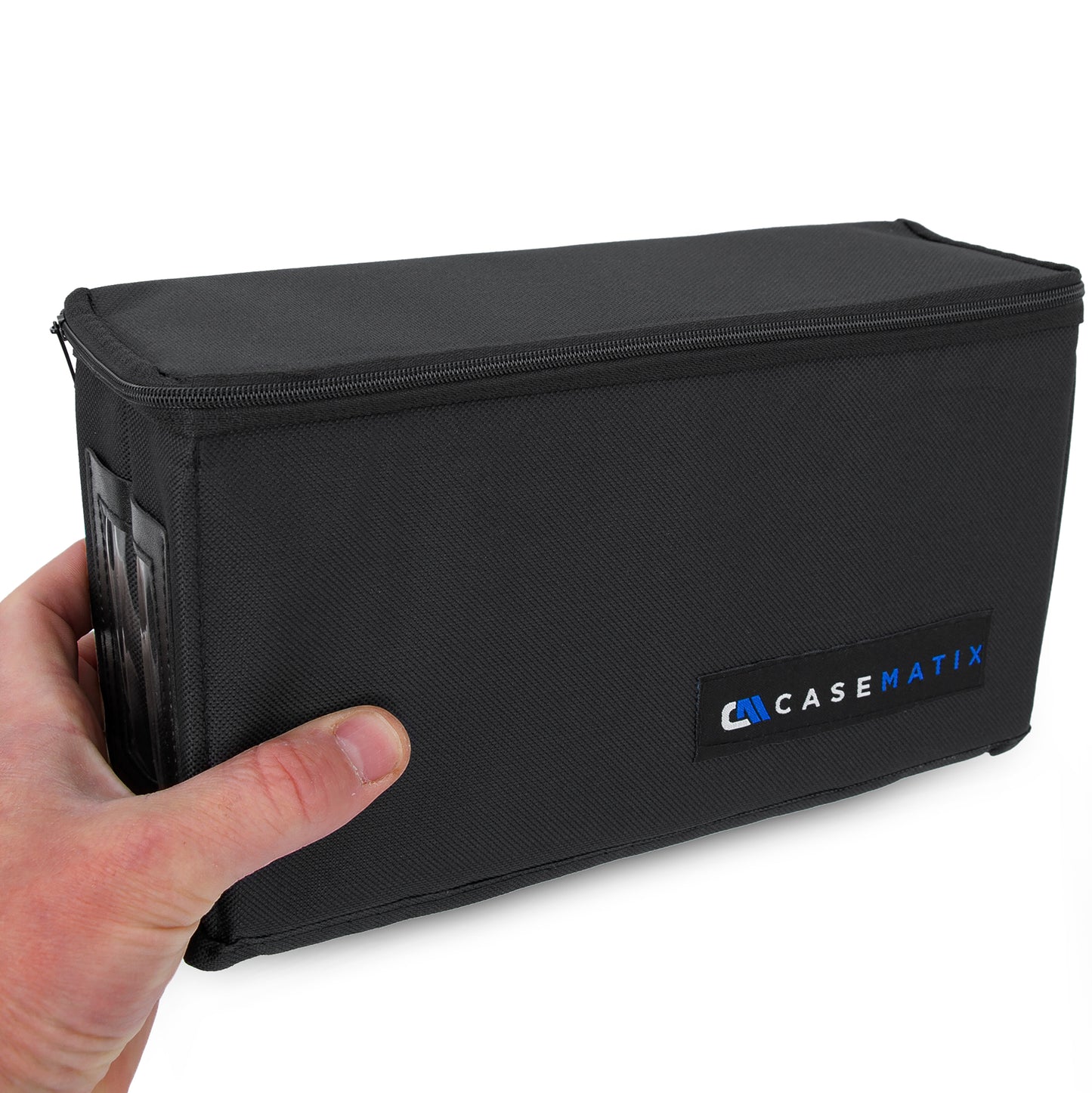 Graded Card Case Light Duty Compatible with 30 BGS PSA Graded Sports Trading Cards, Collapsible Graded Slab Trading Card Box with 3 Dividers