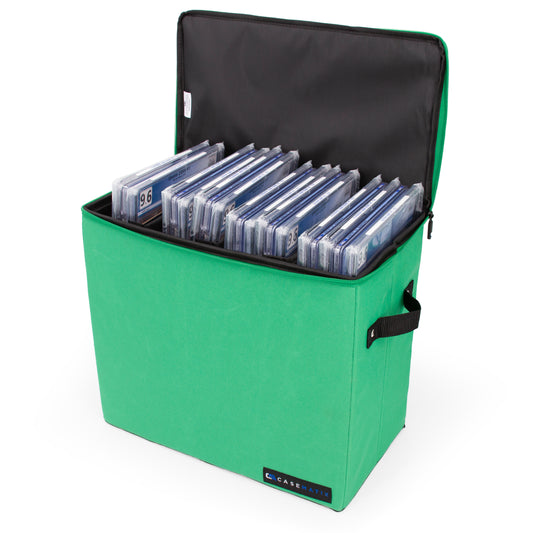 Graded Comic Book Storage Case – Fits 28 CGC Comics, Premium Comic Bin with 3 Removable Dividers for Slabbed Comics, Collectible Storage & Protection