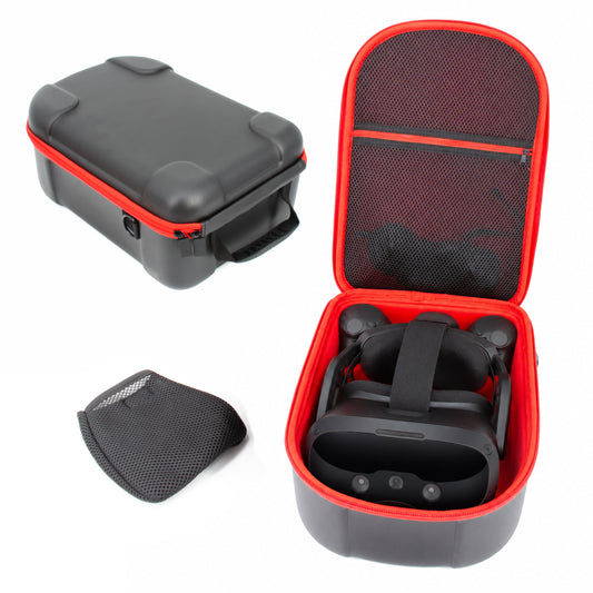 Carrying Case Compatible with HTC Vive Focus Vision VR Headset – Hard Shell EVA Travel Case with Accessory Pocket & Shoulder Strap