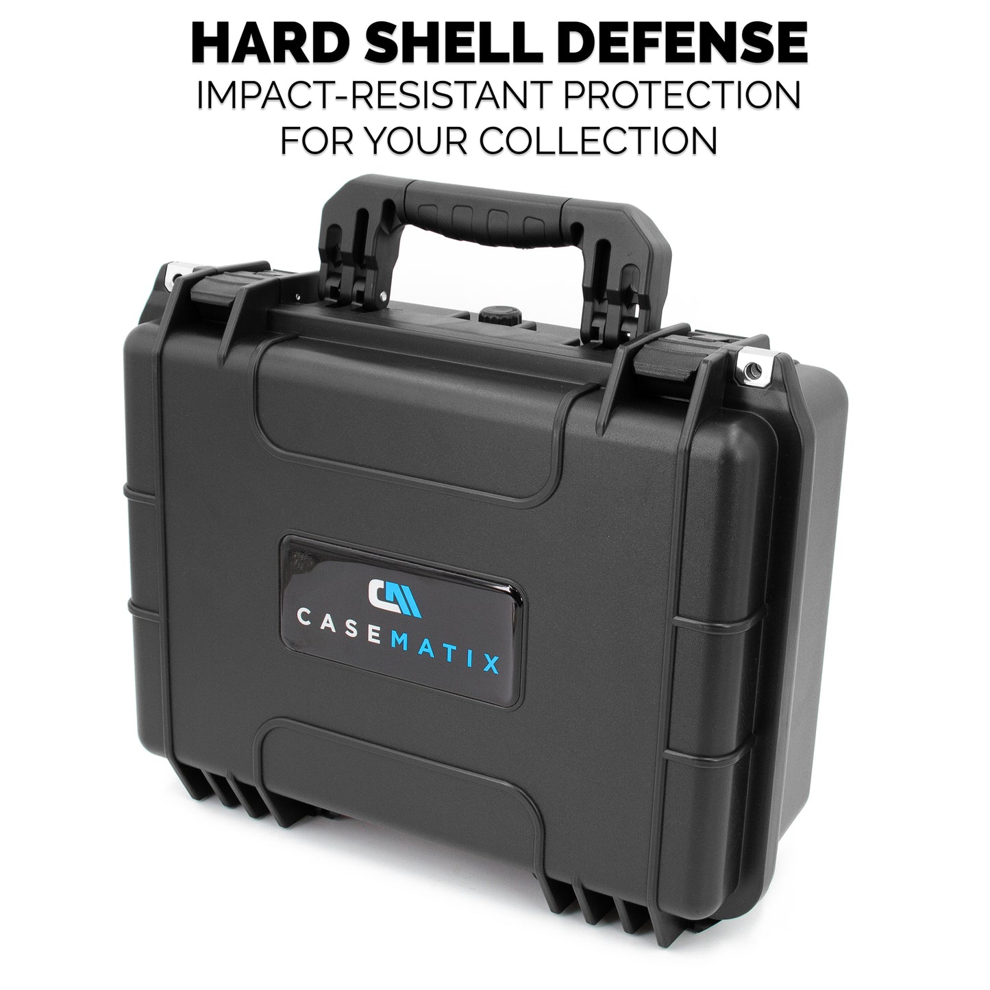 56 Pistol Magazine Storage Case - TSA Approved Waterproof Gun Magazine Storage for 9mm Magazines up to 5.5" with Lockable Design