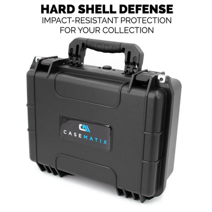 56 Pistol Magazine Storage Case - TSA Approved Waterproof Gun Magazine Storage for 9mm Magazines up to 5.5" with Lockable Design