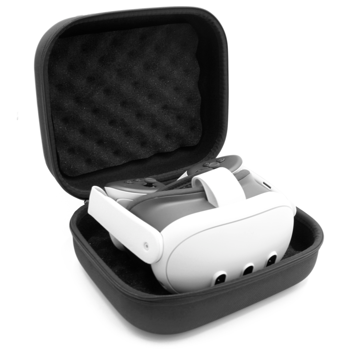 Carry Case Compatible with Meta Quest 3S or Meta Quest 2 Mixed Reality VR Headset and Select Meta Quest Accessories - Includes Case Only