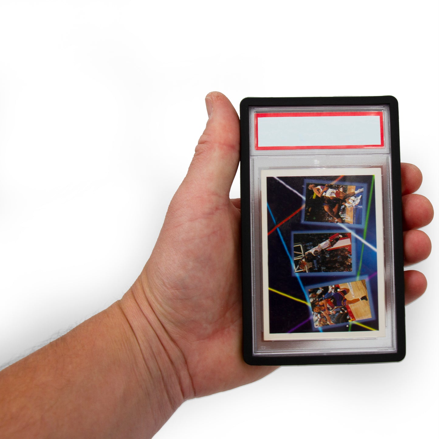 Graded Card Bumper Guards Compatible with PSA Graded Cards, Includes 5 Graded Card Sleeve Protectors, Does Not Fit Other Slab Card Brands