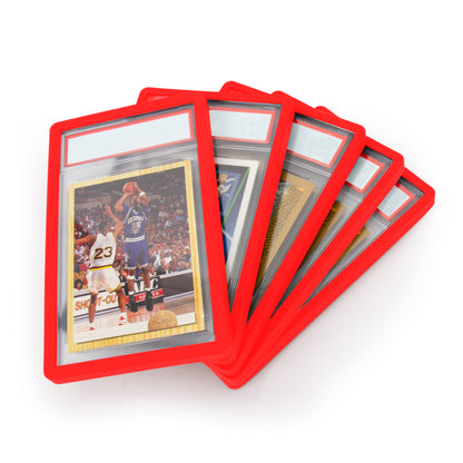 PSA Slab Bumper Guards 5-Pack Compatible with Yugioh, MTG, Pokémon & Sports PSA Graded Cards, Includes 5 PSA Slab Guard Bumper Protectors