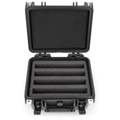 Waterproof 5x7 Photo Case Holds 5x7 Top loaders For Cards and Plastic Sleeves for Postcards - Fits 80 5x7 Cards With Photo Storage Dividers