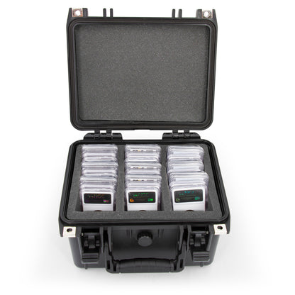 Graded Coin Case for 50 PCGS or NGC Graded Coins, Custom Waterproof Coin Box with Coin Holders for Collectors - Case Only
