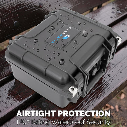 Waterproof Hard Case Compatible with Elgato Wave XLR MK.2 Audio Interface & Recording Accessories – Customizable Protective Travel Carrying Case