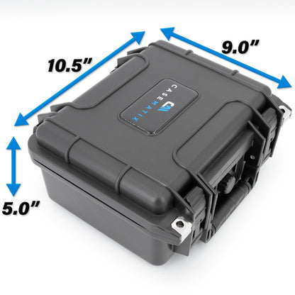 Waterproof Hard Case Compatible with Elgato Wave XLR MK.2 Audio Interface & Recording Accessories – Customizable Protective Travel Carrying Case