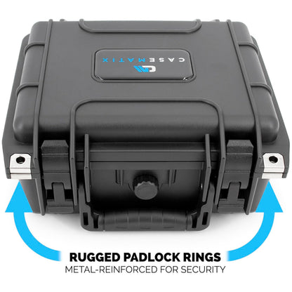 Waterproof Travel Case Compatible with NVIDIA DGX Spark Personal AI Desktop and Power Adapter - Crushproof Hard Shell Carrying Case with Custom Foam