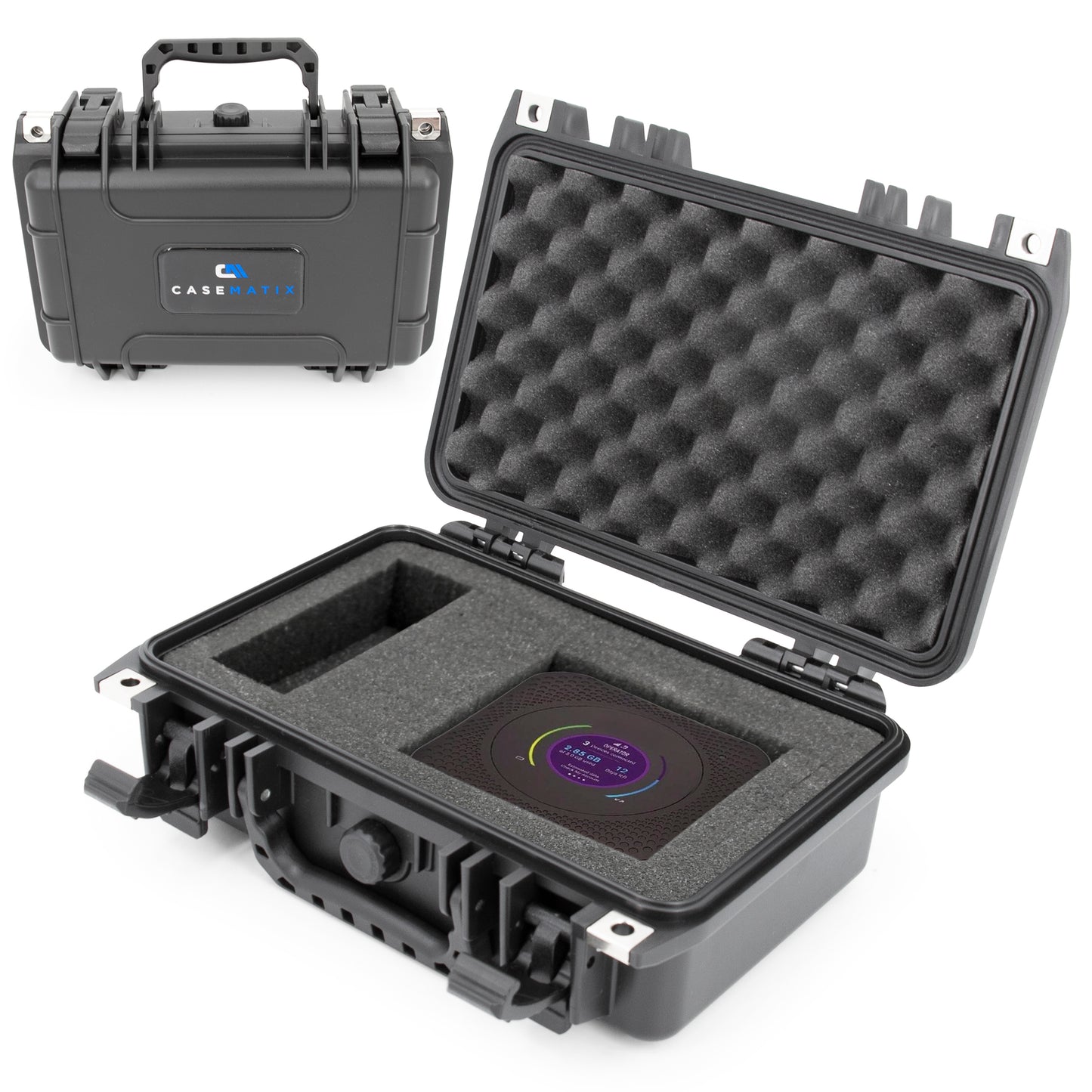 Travel Case Compatible with Netgear Nighthawk 5G Mobile Hotspot MR5200 Nighthawk M5 5g Hotspot Pro MR5100 and 5G Router Accessories – Crushproof Customizable Waterproof Hot Spot Case Only