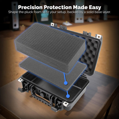 Storage Case Compatible with WinBridge Voice Amplifier WB005, Mini Megaphone WB006 Lapel Mic, Voice Amplifier A006 and More - Customizable Case Only