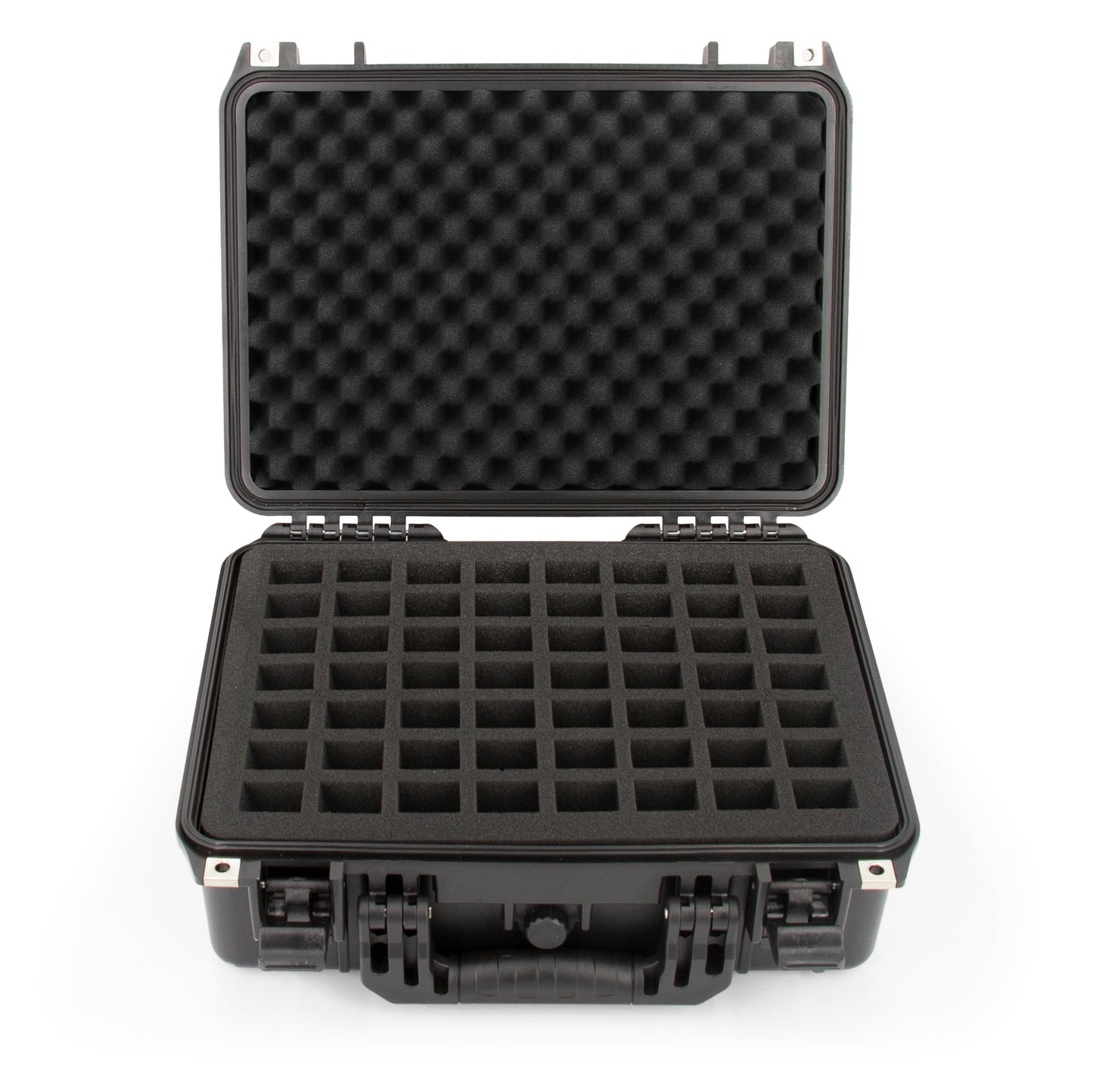 16" Coin Tube Case – Waterproof Coin Storage Organizer Holds 56 Penny, Nickel, Dime & Quarter Coin Rolls or Customize for Half Dollar or Silver Eagle