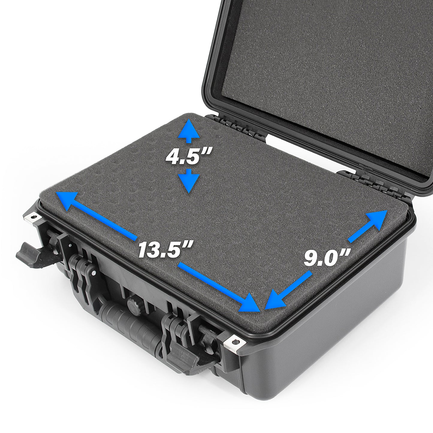 16” Waterproof Comic Book Storage Box – Customizable Case Protects Up to 8 CGC Graded Comics or 30 Sleeved Toploaders – Durable Comic Book Storage Bin