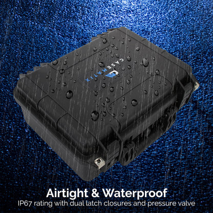 16" Coin Tube Case – Waterproof Coin Storage Organizer Holds 56 Penny, Nickel, Dime & Quarter Coin Rolls or Customize for Half Dollar or Silver Eagle