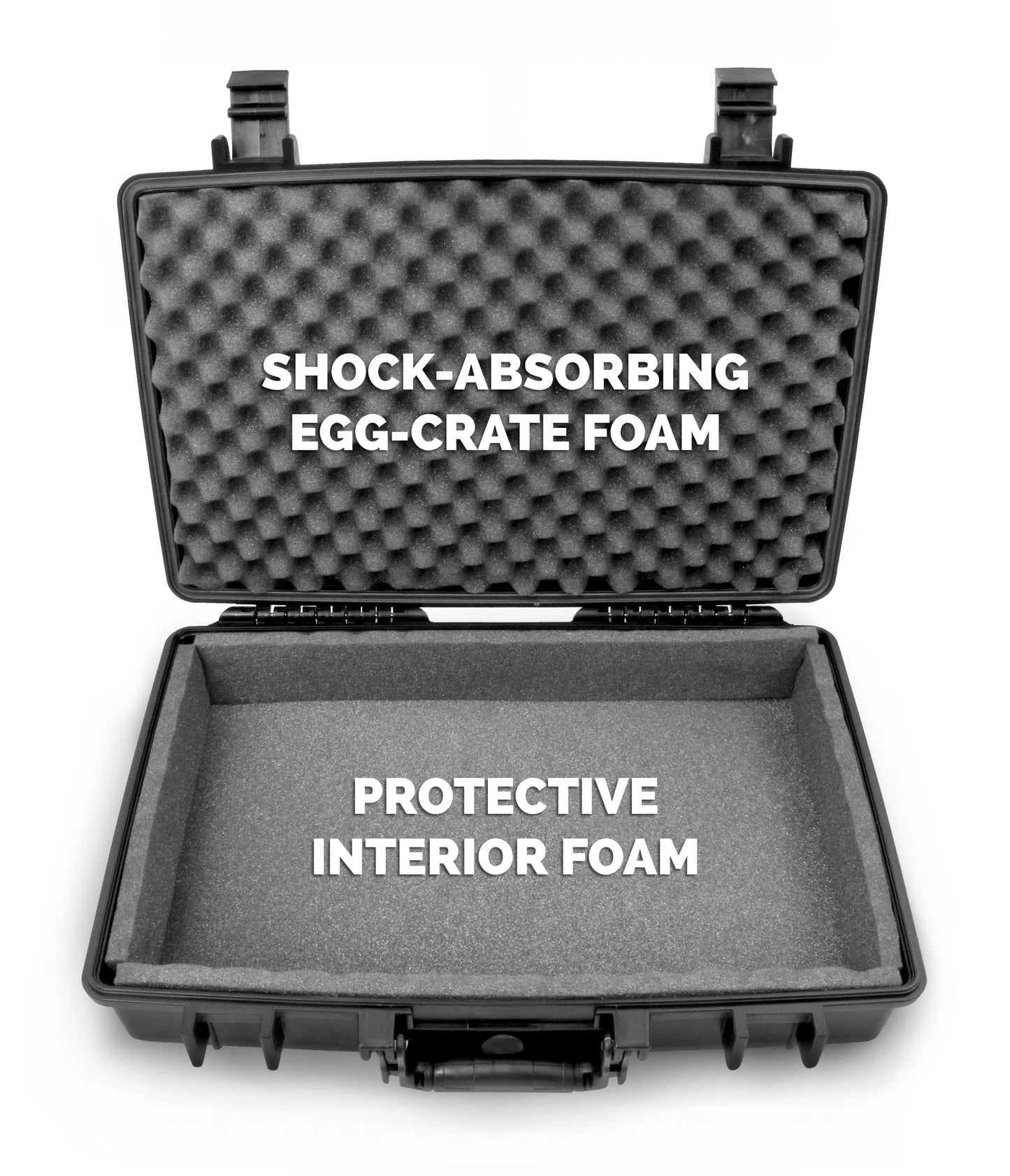 DJ Studio Hard Case Compatible with Pioneer DJ AlphaTheta DDJ-FLX2 Compact 2-Channel DJ Controller - Waterproof Carry Case with Foam Protection