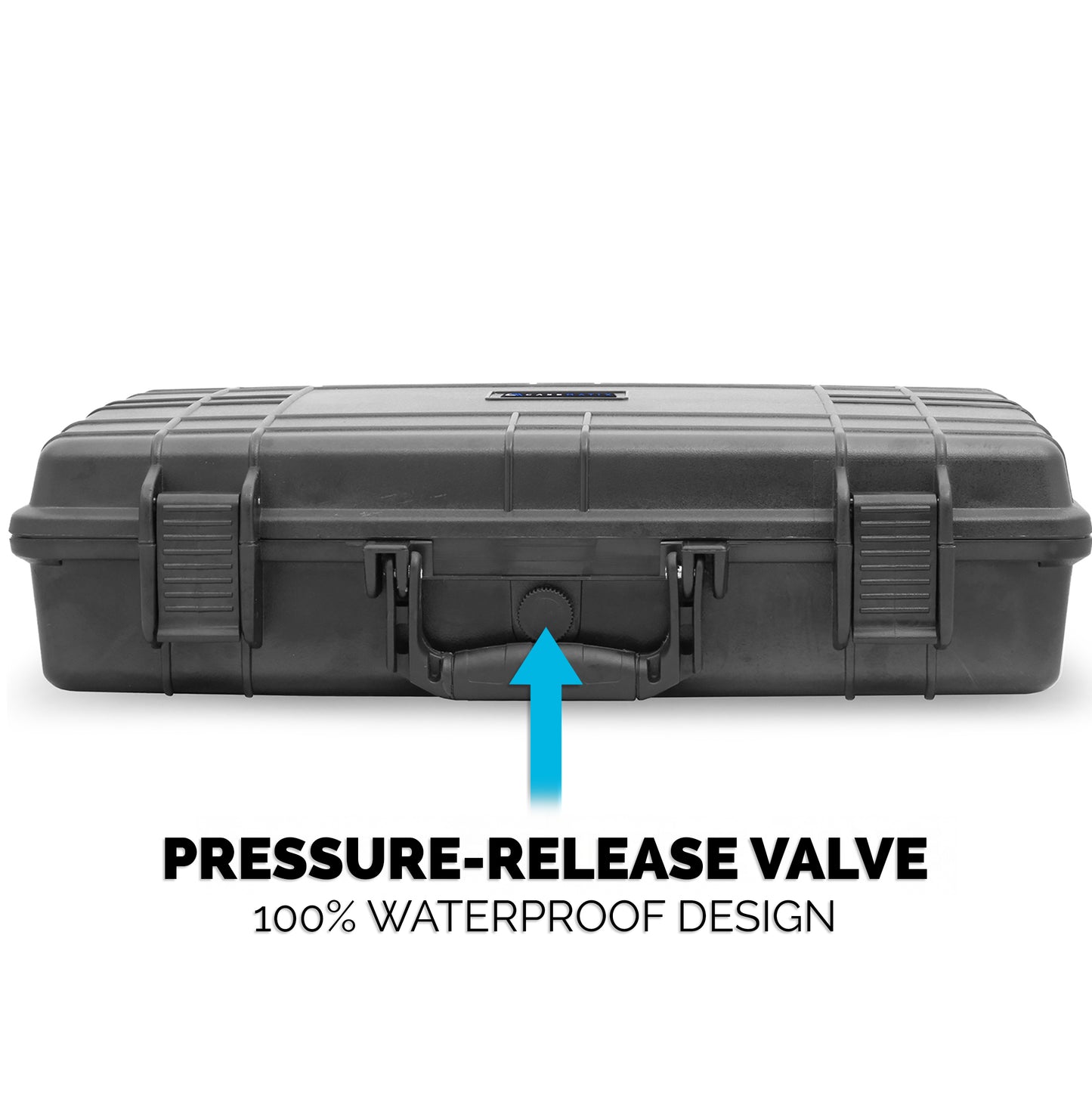 DJ Studio Hard Case Compatible with Pioneer DJ AlphaTheta DDJ-FLX2 Compact 2-Channel DJ Controller - Waterproof Carry Case with Foam Protection