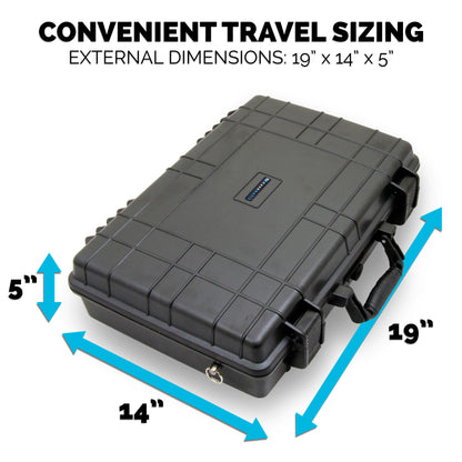 Travel Case Compatible with Starlink Mini Internet Kit, Mount, Cables & More Starlink Mini Accessories - Waterproof Case Fits Mini Satellite & Laptops