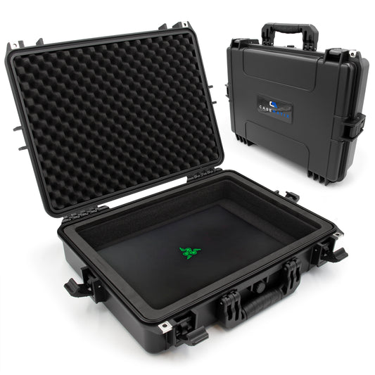 Waterproof Hard Shell Case for Razer Blade 18 Laptop – Rugged Travel Bag with Custom Foam Protection for 17–18″ Gaming Laptops