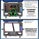 CASEMATIX Travel Case Compatible With PlayStation 5 Pro & PS5 Pro Disc Drive - Waterproof Case with Custom Foam for Console and PS5 Pro Accessories