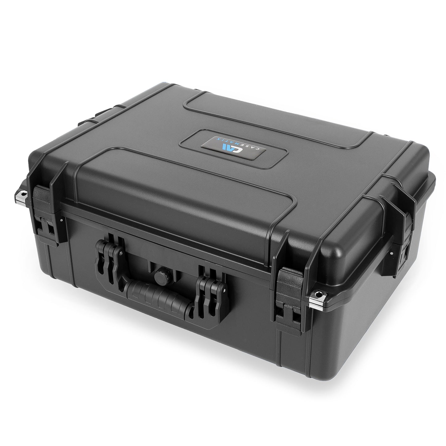 Waterproof Hard Shell Travel Case Compatible with Yamaha MG12XU Mixer within Multi-Layer Foam Protection - Fits Mixers Up to 17x12.1x5 Max